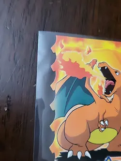 NM! Pokemon 1999 Topps #06 Charizard Die-Cut Parallel Rare 6 of 12 Evolution - Image 3