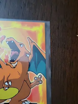 NM! Pokemon 1999 Topps #06 Charizard Die-Cut Parallel Rare 6 of 12 Evolution - Image 4