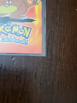 NM! Pokemon 1999 Topps #06 Charizard Die-Cut Parallel Rare 6 of 12 Evolution - Image 5