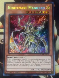 Yugioh: Nightmare Magician - DUNE-EN025 - Secret Rare - 1st Edition - NM - Image 1