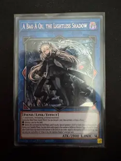 A Bao A Qu, the Lightless Shadow - SUDA-EN049 - Secret Rare - 1st Ed - YuGiOh - Image 1
