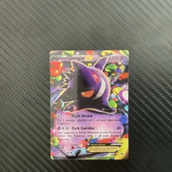 Pokemon Gengar EX Holo Ultra Rare TCG Card Phantom Forces 34/119 - Image 1