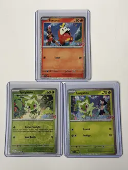 Pokemon Horizons Promo Card Set Sprigatito, Fuecoco - Image 1