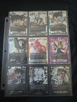 Dragon Ball Fusion World SB01 - FB09 Big Lot Manga Over 99 Cards - Image 1
