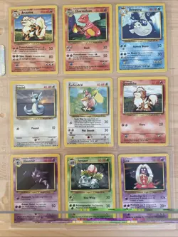Pokemon Base Set Unlimited 81 Card Lot - Image 1