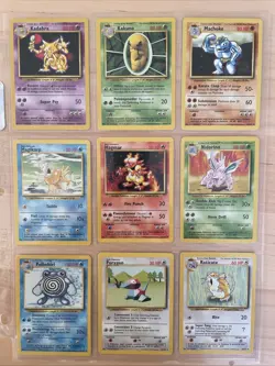 Pokemon Base Set Unlimited 81 Card Lot - Image 3