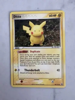 Ditto Pikachu 39/113 Non Holo Delta Species Pokemon Card Very Nice Rare - Image 1