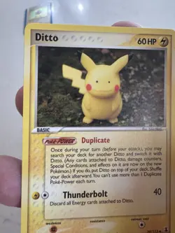 Ditto Pikachu 39/113 Non Holo Delta Species Pokemon Card Very Nice Rare - Image 3