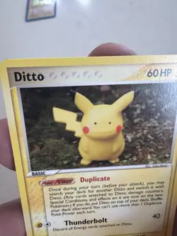 Ditto Pikachu 39/113 Non Holo Delta Species Pokemon Card Very Nice Rare - Image 5