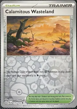 Calamitous Wasteland 175/193 Sv02: Paldea Evolved Reverse Holo - Pokemon Card - Image 1