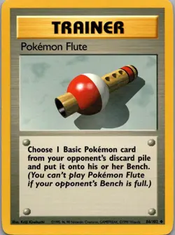 NM - Pokemon Flute #086/102 | Uncommon | Base Set - Image 1