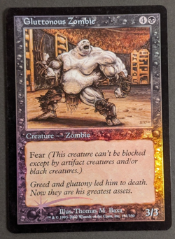 MTG Card - 1x Gluttonous Zombie - Onslaught - NM/LP - Vintage Foil - Magic #151 - Image 1