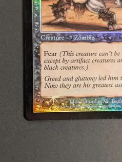 MTG Card - 1x Gluttonous Zombie - Onslaught - NM/LP - Vintage Foil - Magic #151 - Image 3