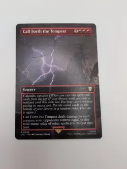 Call Forth the Tempest (Borderless) Commander: the Lord of the Rings Regular - Image 1
