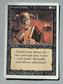 Demonic Tutor Revised MTG Magic - Image 1