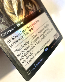 MTG Basal Sliver *EXTENDED ART FOIL* Secret Lair 629 NM - Image 2