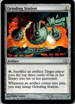 MTG Magic The Gathering Grinding Station Fifth Dawn Played See Scan F - Image 1