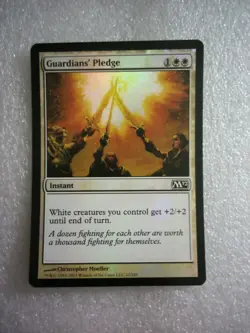 MtG Guardians' Pledge - FOIL - Magic 2012 LP - Image 1