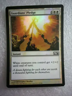 MtG Guardians' Pledge - FOIL - Magic 2012 LP - Image 5