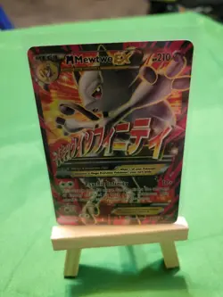 Pokemon TCG M Mewtwo EX Full Art Holo Ultra Rare Card PSA 7 160/162 Breakthrough - Image 1