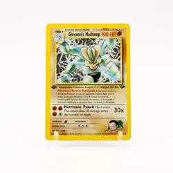 Giovanni's Machamp - 6/132 Gym Challenge 1st Edition Holo Rare Pokemon - LP - Image 1
