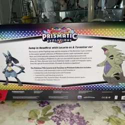 Pokemon Prismatic Lucario ex Tyranitar ex Premium Collection SEALED - Image 2