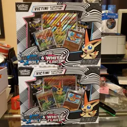 Pokemon Unova Victini Illustration Collection Black Bolt & White Flare Box X 2 - Image 1