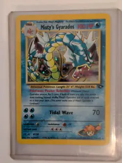 2000 Pokemon Misty's Gyarados 100 HP Tidal Wave 70 Holo - Image 1