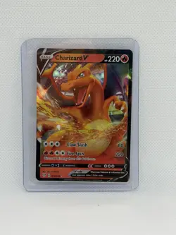 2020 Pokemon Sword & Shield: Darkness Ablaze Charizard V #019/189 - Image 1