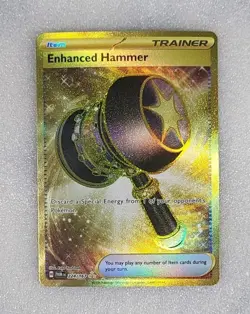 Enhanced Hammer 224/167 NM/M SV Twilight Masquerade Gold Pokemon TCG - Image 1