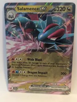 Pokemon Journey Together Salamence EX Holo 114/159 NM - Image 1