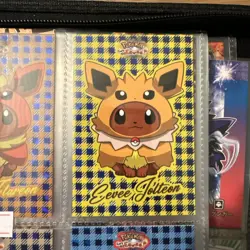 Pokemon Let's Go Eevee Database Peru Poncho Holo Eeveelutions - US Seller - Image 4