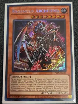 Yu-Gi-Oh! Regenesis Archfiend ALIN-EN016 Alliance Insight 1st Edition - Image 1