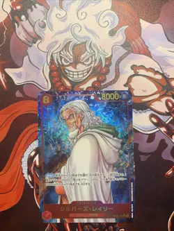 One Piece Silvers Rayleigh SEC OP08-118 Alt Art Japanese Card wo Legends NM - Image 1