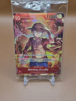 One Piece TCG Monkey D Luffy ST10-006 SR Treasure Booster Set Promo SEALED - Image 2