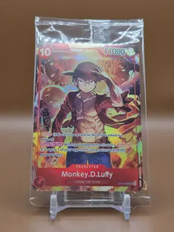 One Piece TCG Monkey D Luffy ST10-006 SR Treasure Booster Set Promo SEALED - Image 3