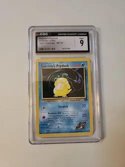 Pokemon Gym Challenge Unlimited Regular Sabrina's Psyduck 99/132 CGC 9 PK2962 - Image 1
