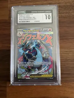 2025 Pokemon Mega Charizard X Ex Ultra UPC Black Star Promos #023 CGC 10 GEM MT - Image 1