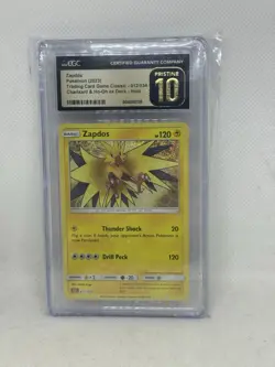 Pokemon Classic Collection Zapdos Holo CGC Pristine 10 Charizard Deck 012/034 - Image 1