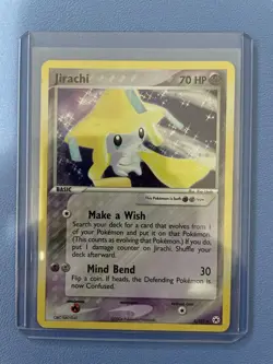 Jirachi 8/101 Holo Rare Hidden Legends Moderately Played Pokemon Card - Image 1