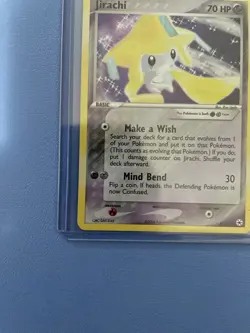Jirachi 8/101 Holo Rare Hidden Legends Moderately Played Pokemon Card - Image 5