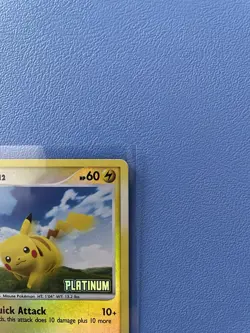 Pikachu 70/100 - Platinum Stamped Reverse Holo Pokemon Card - Lightly Played - Image 3