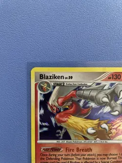 Blaziken 3/127 Holo Rare Call of Legends Pokemon Card - Lightly Played - Image 2