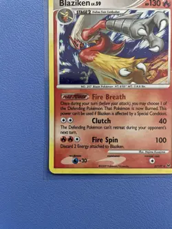 Blaziken 3/127 Holo Rare Call of Legends Pokemon Card - Lightly Played - Image 5
