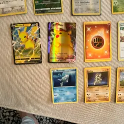 Pokemon TCG Card Mixed Lot Pikachu V VMAX Charmeleon Vulpix Blaziken Holo - Image 2