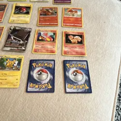 Pokemon TCG Card Mixed Lot Pikachu V VMAX Charmeleon Vulpix Blaziken Holo - Image 5