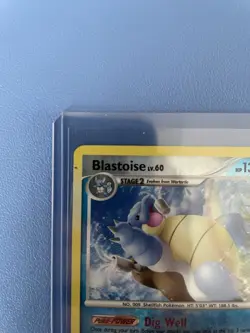 Blastoise 2/127 Reverse Holo Rare Moderately Played Pokemon Card - Image 2