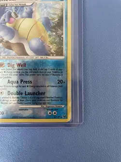 Blastoise 2/127 Reverse Holo Rare Moderately Played Pokemon Card - Image 4