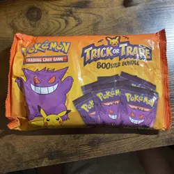 Sealed Pokemon TCG BOOster Gengar Trick Or Trade Bundle 40 Packs- 120 Cards 820650850783 - Image 1