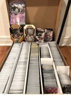 Pokemon Card Collection 6000+ Organized Common/Uncommon/Rare 1000+ Holo/Reverse - Image 1